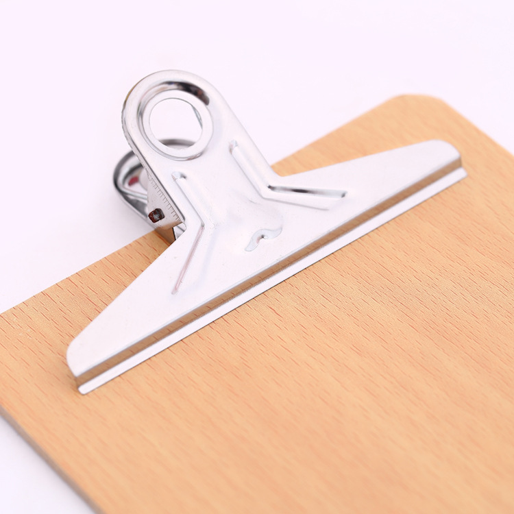 Customized Wooden Clipboard A4 Size Writing Clipboard with Customer's Request Logo