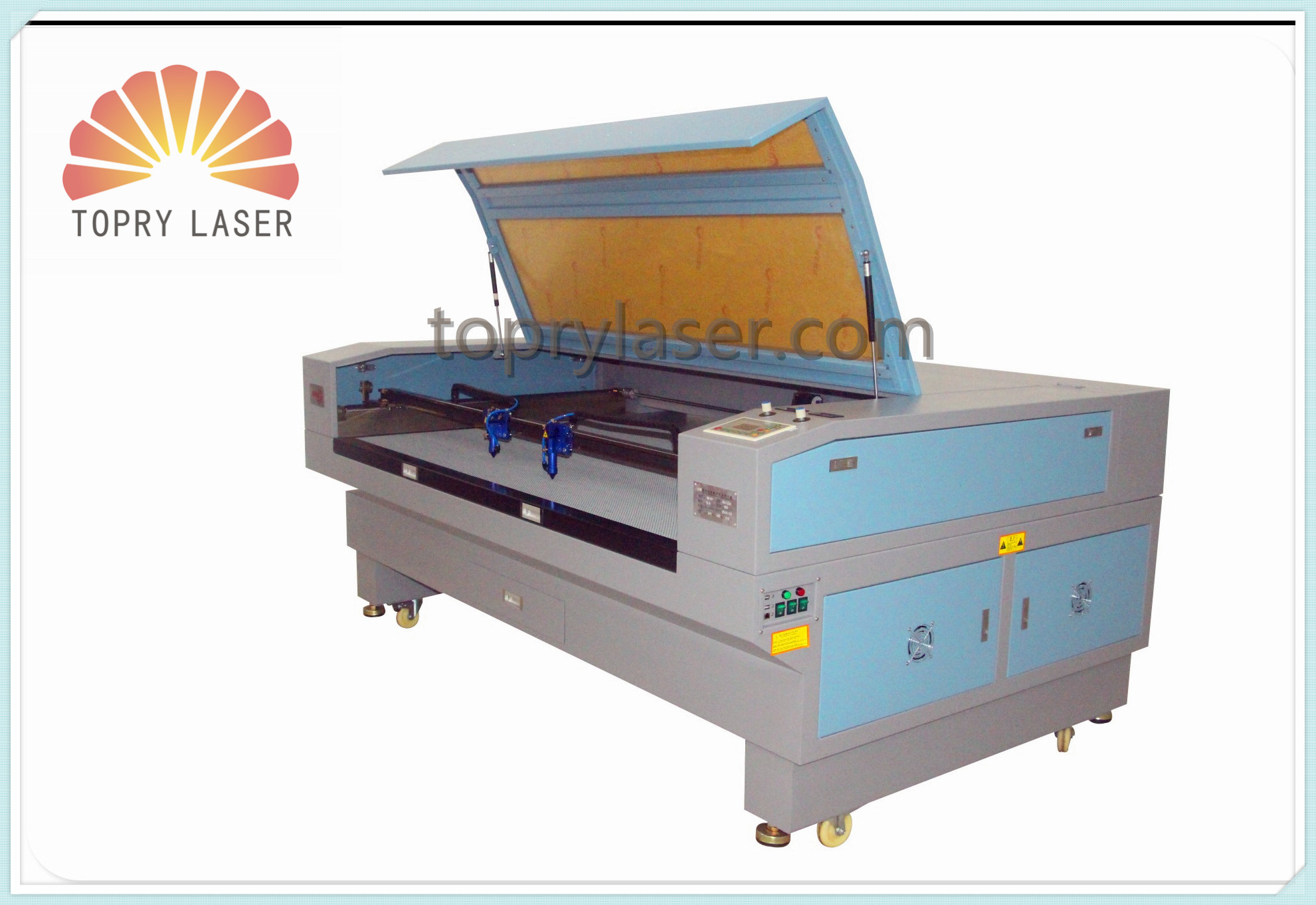 Plastic Acrylic CO2 Double Heads Laser Cutting And Engraving Machine(TRJM1480T)