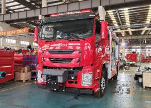 Quality Emergency Rescue Fire Truck with 98 pcs equipment and 6.5 Meters Lift Lighting wholesale