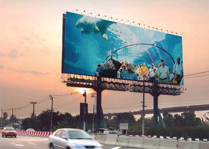 Full Color Outdoor Advertising Screen Display LED 320x160mm ODM