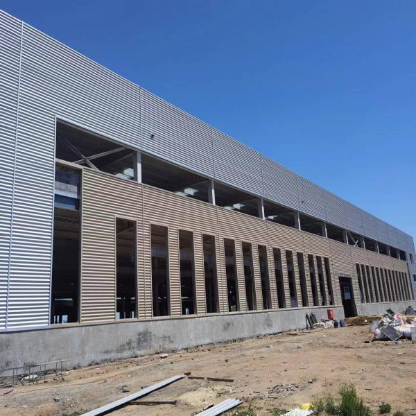 Prefabricated Lightweight Steel Frame Buildings For Warehouse Rent Logistics