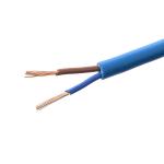 Blue PVC Insulated RVV 2 Core 2X0.75mm2 Electrical Power Cable for Household