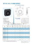 Centrifugal 4010 Small 12V DC Fan Air Blower 40x40x10mm Plastic
