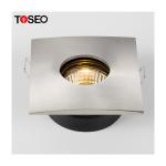 Square Recessed Waterproof Bathroom LED Downlights Pure Aluminium