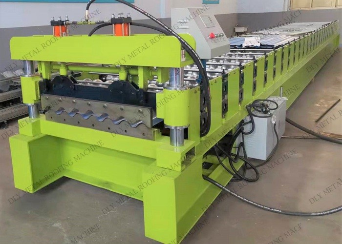 Hydraulic Cutting 480V Corrugated Roofing Machine 1.25m Metal Roof Forming Machine