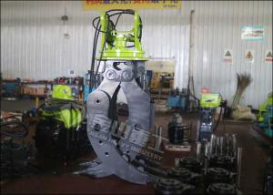Quality PC360 Safe Excavator Grapple Attachments 360 Degree Hydraulic Rotating wholesale