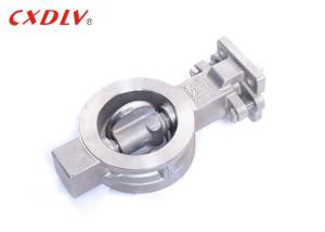 Quality Water Oil Gas Wafer Butterfly Valve Double Flange End Gear Operated DN300 wholesale