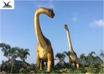 Amusement Park Equipment Real Life Size Dinosaurs , Dinosaur Lawn Ornament