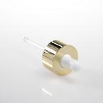 Glass Medicine Serum Dropper Bottles 30ml Cosmetic Container With Gold Cap