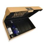 6 Pack Corrugated Matte Coating Wine Bottle Gift Box