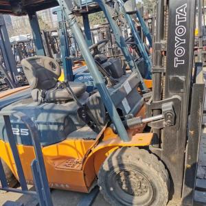Quality Japan Used Compact Electric Forklift TOYOTA 2.5 Ton Forklift Engine Power wholesale