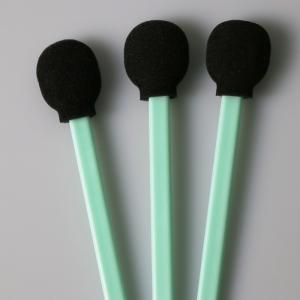 Quality Round Head TX708 125mm Black Head Industrial Cleaning Foam Swabs wholesale
