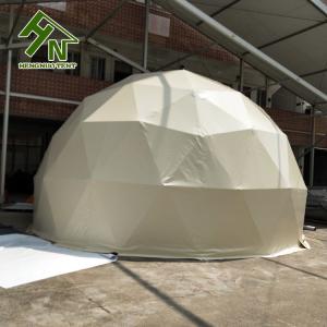 Quality White Blue Yellow 2 People Small Geo Dome Tent For Living Multi Functional wholesale