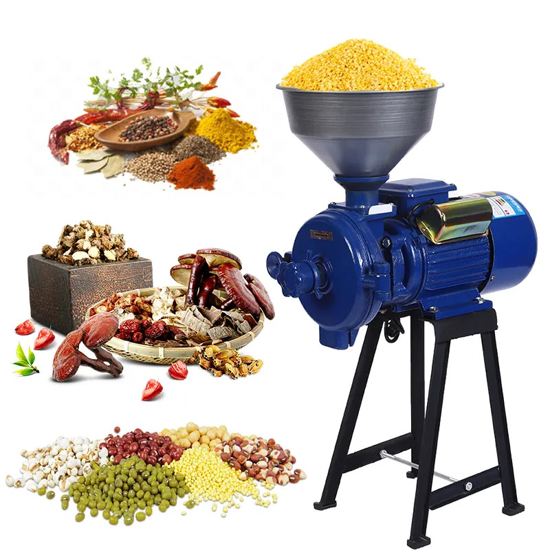 40kg-60kg/H Industrial Corn Grinder Maize Milling Machine Pepper Grinder Mill Electric Mill Grinder