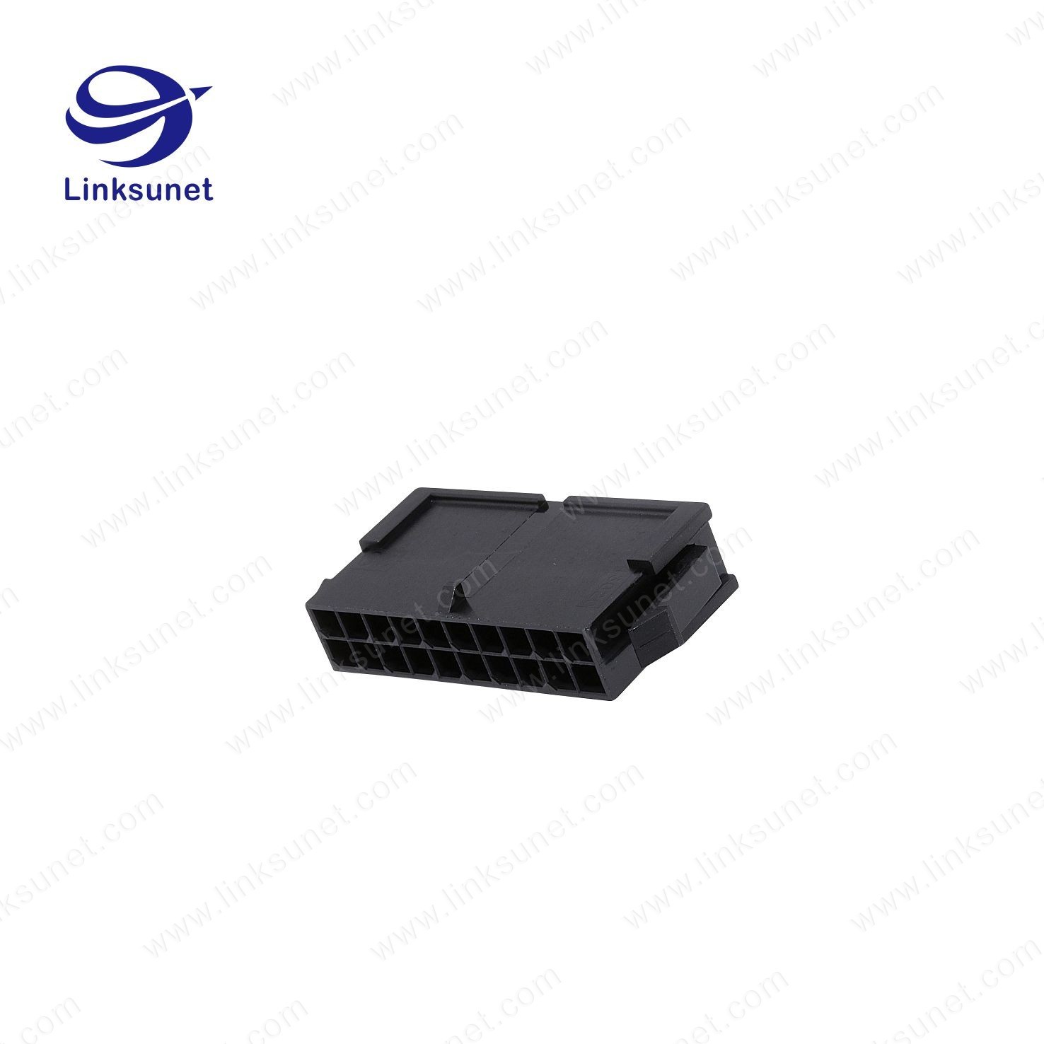 Male Female Wire Connectors 43020 - 0600 MOLEX Micro Fit Connector With Panel Mount Ears