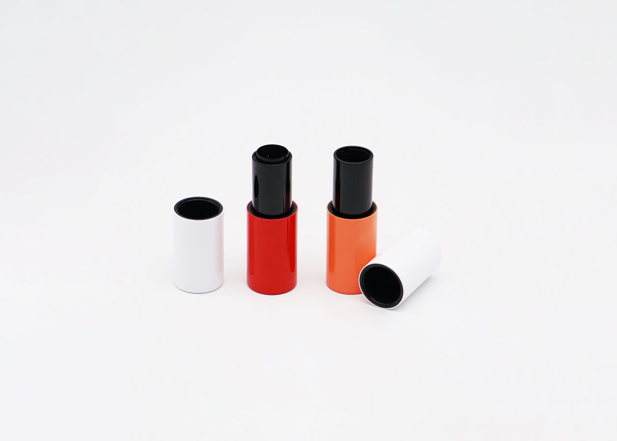 Mixed Color Aluminum Tube Lip Balm Magnetic Lipstick Tube Cylinder