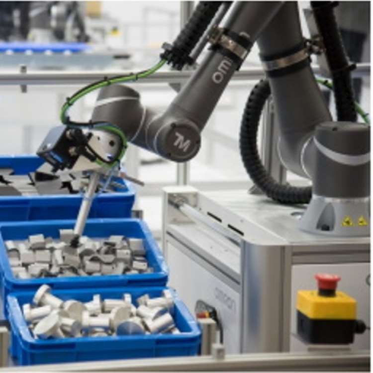 Robot Arm 6 Axis OMRON TM14M Cobot Payload 14kg With Visual Camera For Handling Robot As Cobot