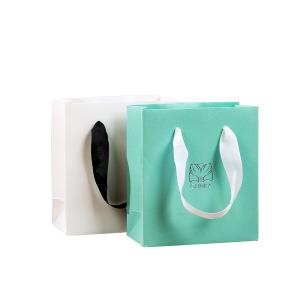 Quality Custom High Quality Silver Logo Matte Laminated Cosmetic Packaging Bags wholesale