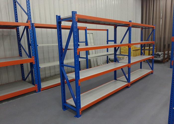 Durable Medium Duty Storage Racks Cold Rolled Steel Material Color Optional