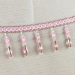 Handmade fashionable chain beads lace tassels fringes for curtain/sofa/pillow