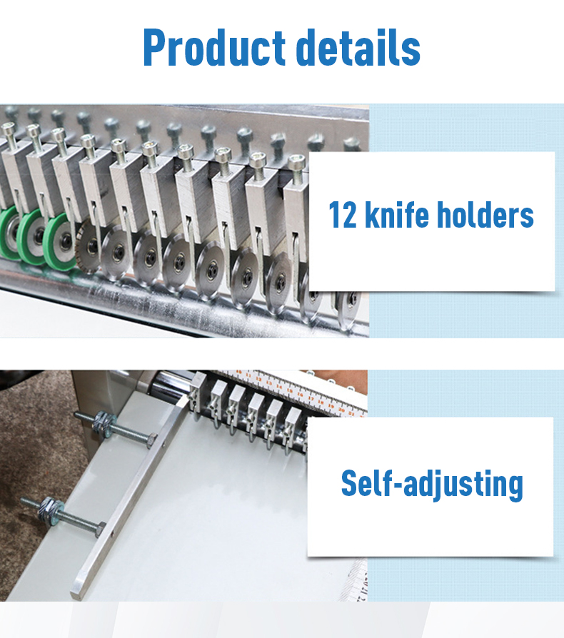 Paper Cutting Machine 400mm Electric Adjustable Speed Half Cut Sticker Surface Cutting