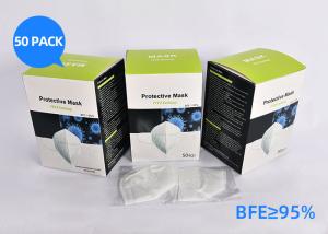 Quality Antibacterial 4 Ply Mask N95 Respirator En149 2001 Ffp2 Standard 95*175mm wholesale