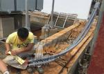 Durable Silicone Shrink Tubing , Oil Refinery Use Black Shrink Tube