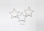 LED Wax Gold Silver Sconce Metal Star Candle Holder