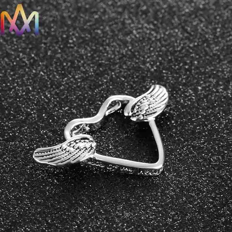 Halloween Devil Heart Pendant With Wings