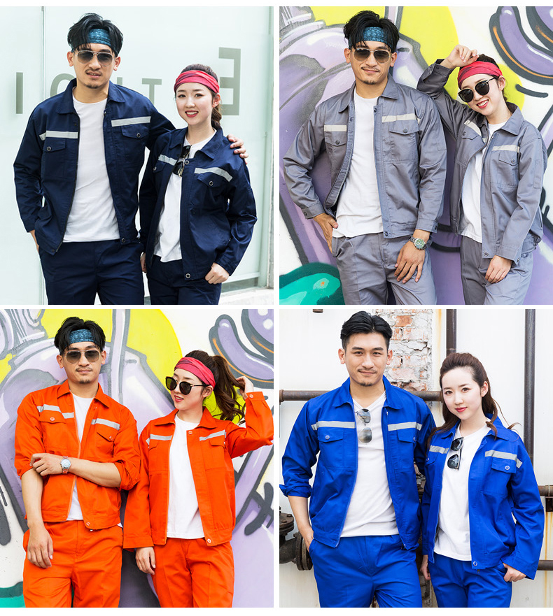 Workshop Clothing Uniforms Mechanic Service Workwear with 65% Polyester /35% Cotton