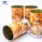 Nuts Beans Practical Tinplate Can D83*136mm Metal Can Packaging