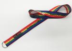 Custom Fashionable rainbow dye sublimation lanyard for promotion gifts