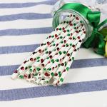 Green foil pattern FDA Certificate Biodegradable Paper Straws Food-grade