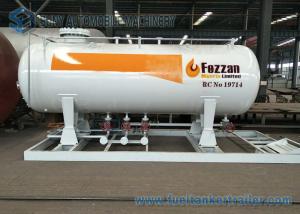 Quality 10M3 LPG Skid Filling Station 4.2T Lpg Skid Gas Tanker Double Nozzle Dispenser wholesale