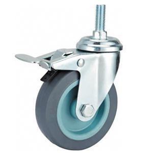 Quality 02-Grey PVC/Rubber caster wholesale
