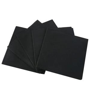 Quality Barber Black Disposable Hair Salon Towel , Practical Disposable Non Woven Towel wholesale