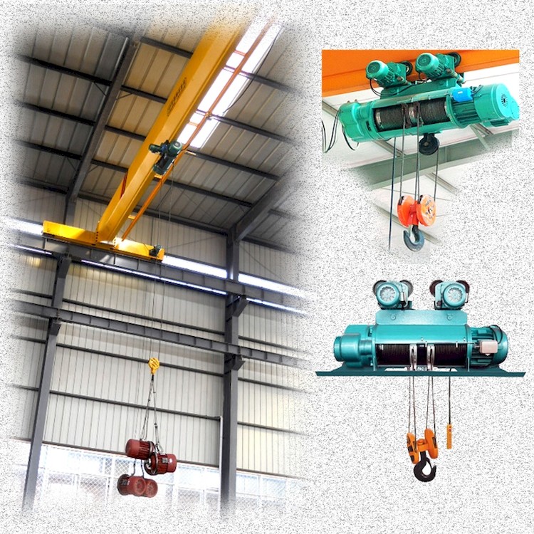 Floor / Ceiling Mounted Single Girder EOT Crane 5 Ton Span 7.5-31.5m