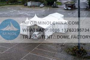 Quality High Reinforce Aluminum Hospital Tent Anti Rust Surface 5m Span wholesale