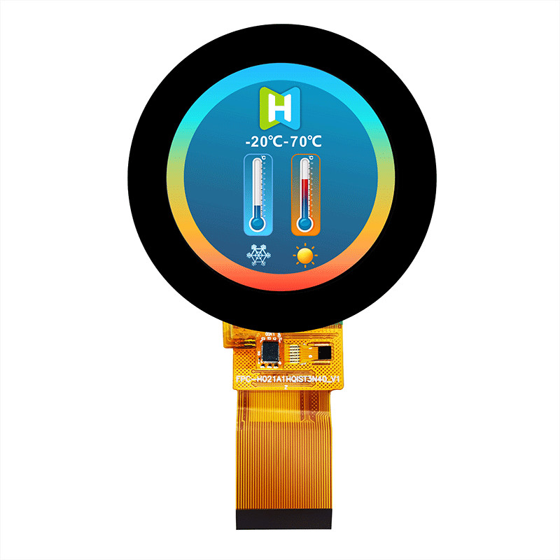 2.1 Inch 480x480 Bar Type Round TFT LCD Sunlight Readable Pcap Monitor
