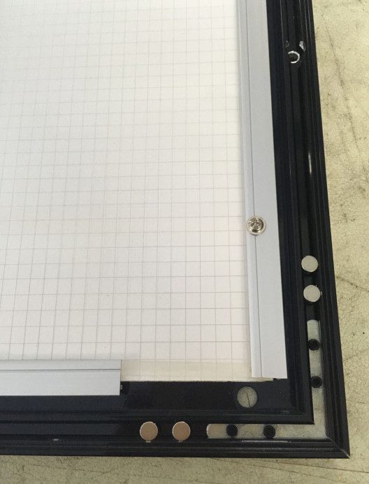 Aluminum Frame Advertising LGP DC12V Magnetic LED Light Box