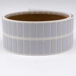 16mmx6mm Low Temperature Labels 1.5mil White Gloss High Temperature Resistant