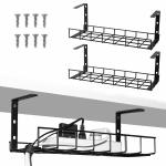 Adjustable and Removable Desks Cable Management Tray Say Goodbye to Cable