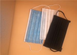 Quality Earloop Disposable Non Woven Face Mask / Disposable Medical Face Mask Lint Free wholesale