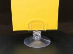 Clear Plastic Clip Sign Holders Display / Price Tag Holder Clip For Store