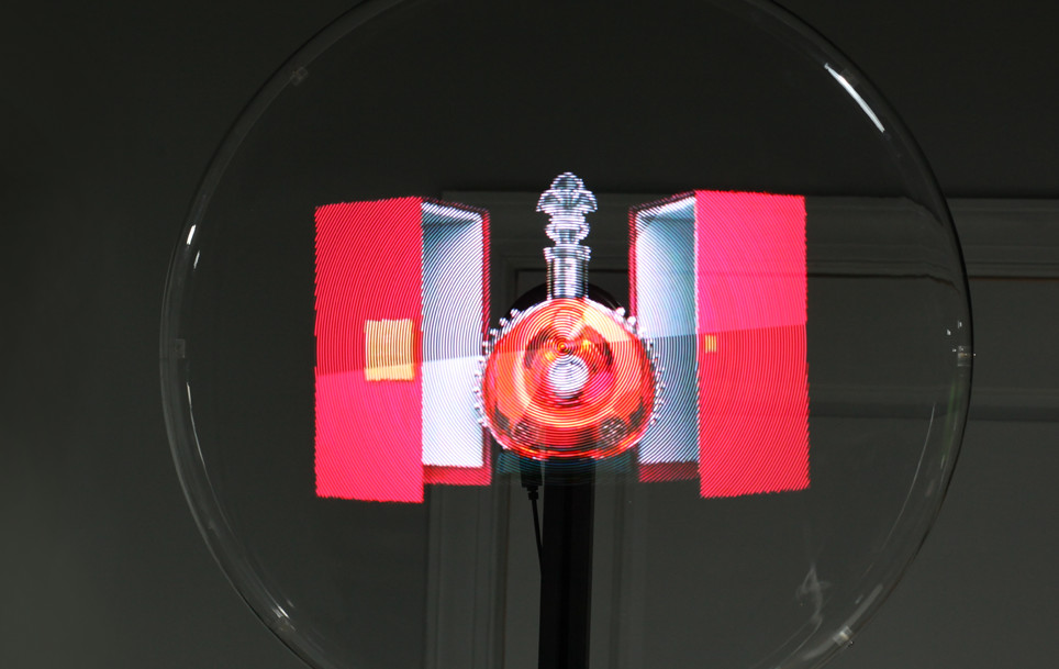 Holoblade 3D Holographic Display 100 x 100 Cm For Indoor Advertisement