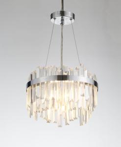 Quality OEM D33x51cm Crystal Glass Pendant Light For Hotel wholesale