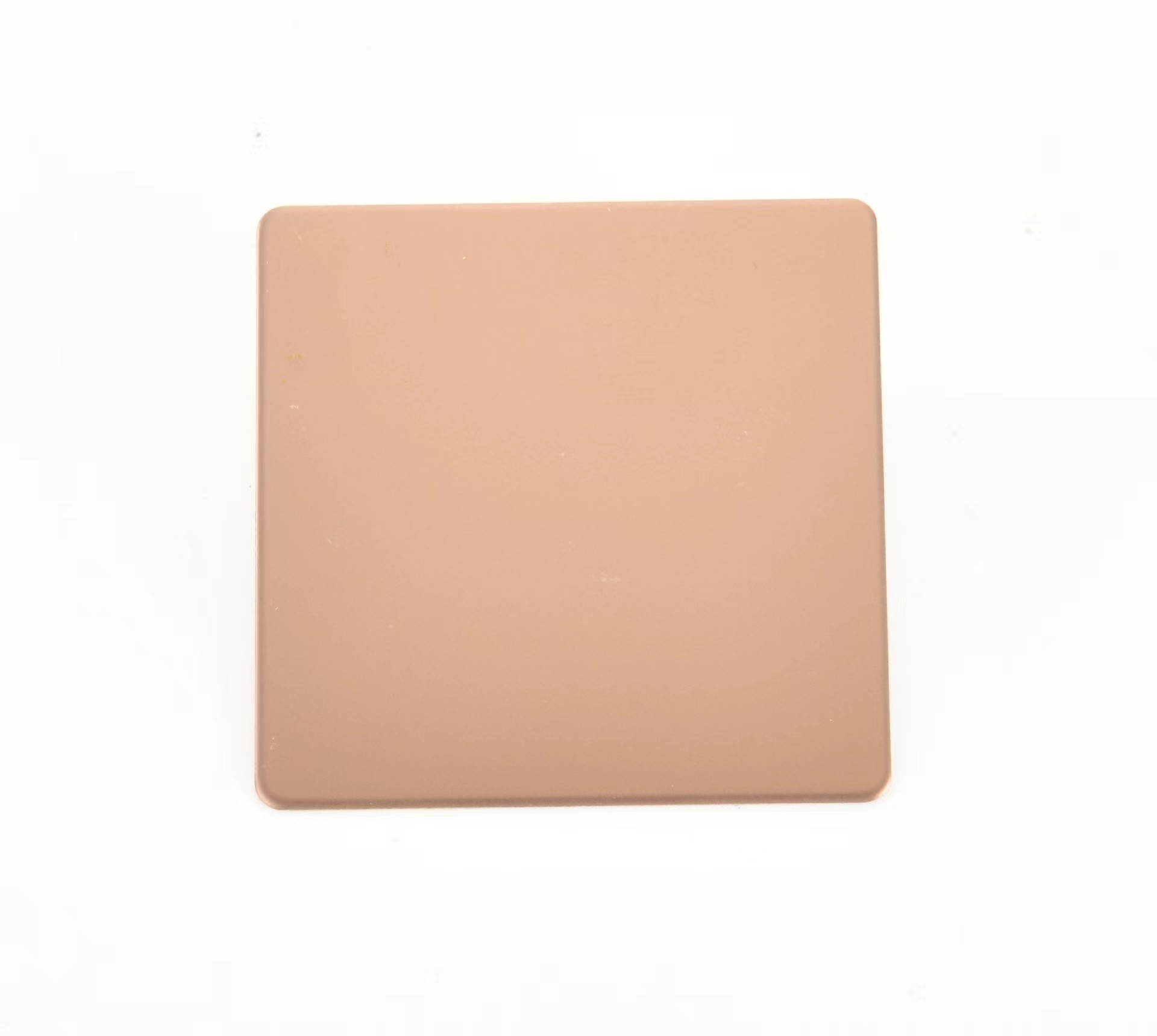 AISI Stainless Steel Color Plate Sheets Sandblasted Rose Gold