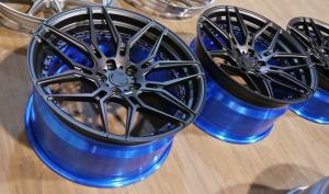 Quality Blue Brush 2pc 3Pc forged wheel 18 inch Alloy Cars 19 step lip 5X108 5x112 Car Alloy Wheels Rim wholesale