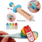 OEM Portable Kids Simulation Wooden Toy Doctor Kit
