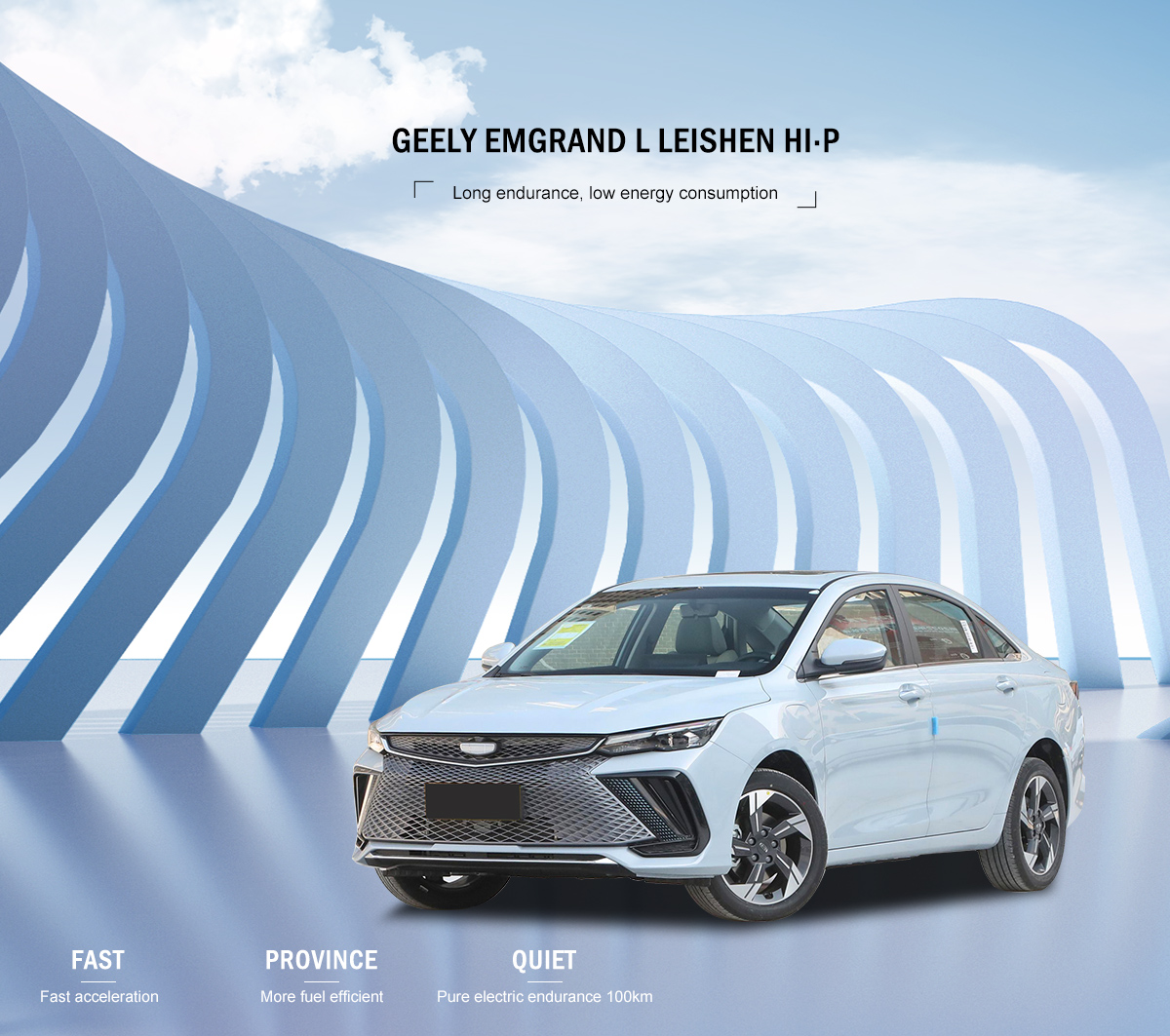 4 Door 5 Seat Body Type and 181PS Maximum Horsepower Emgrand L Raytheon HIP 2022 1.5TD-DHT Pro 100KM Super Net Hybrid Sedan